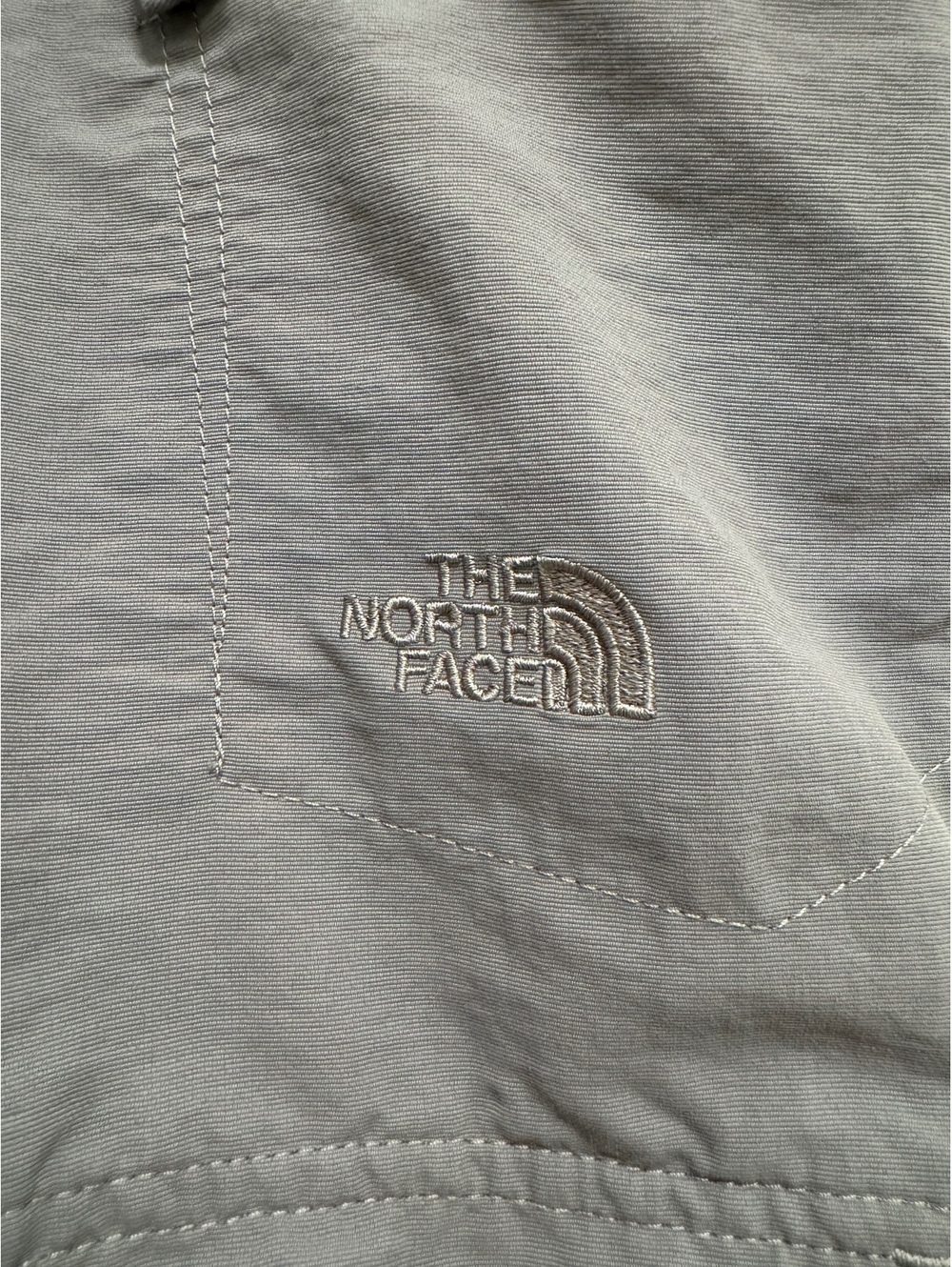 The North Face Womens 12 Long Convertible Zip Off Hiking Cargo Pants Gray - Picture 4 of 5